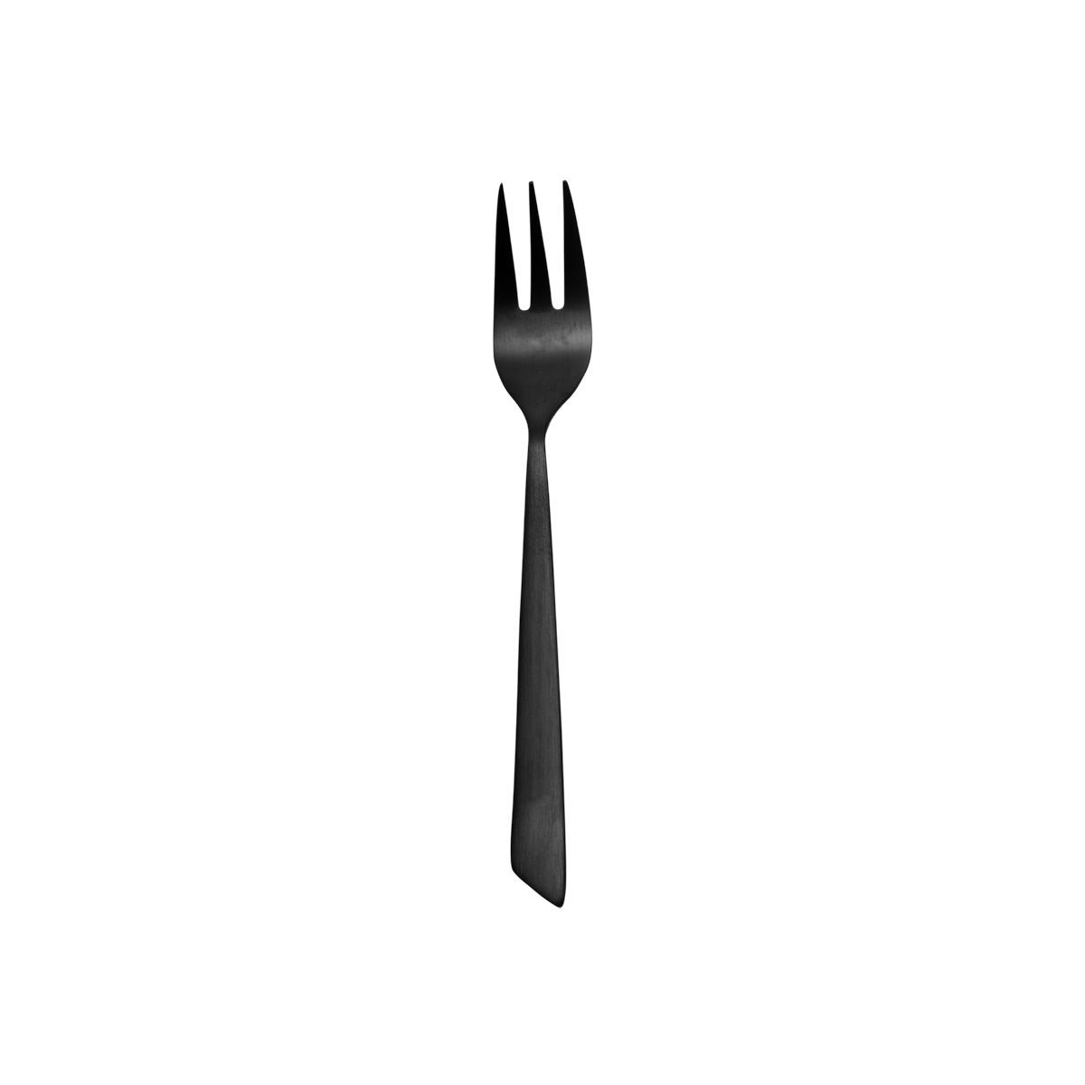 Πιρουνάκι Γλυκού Ανοξείδωτο 18/0 Edge Black Matt Estia 