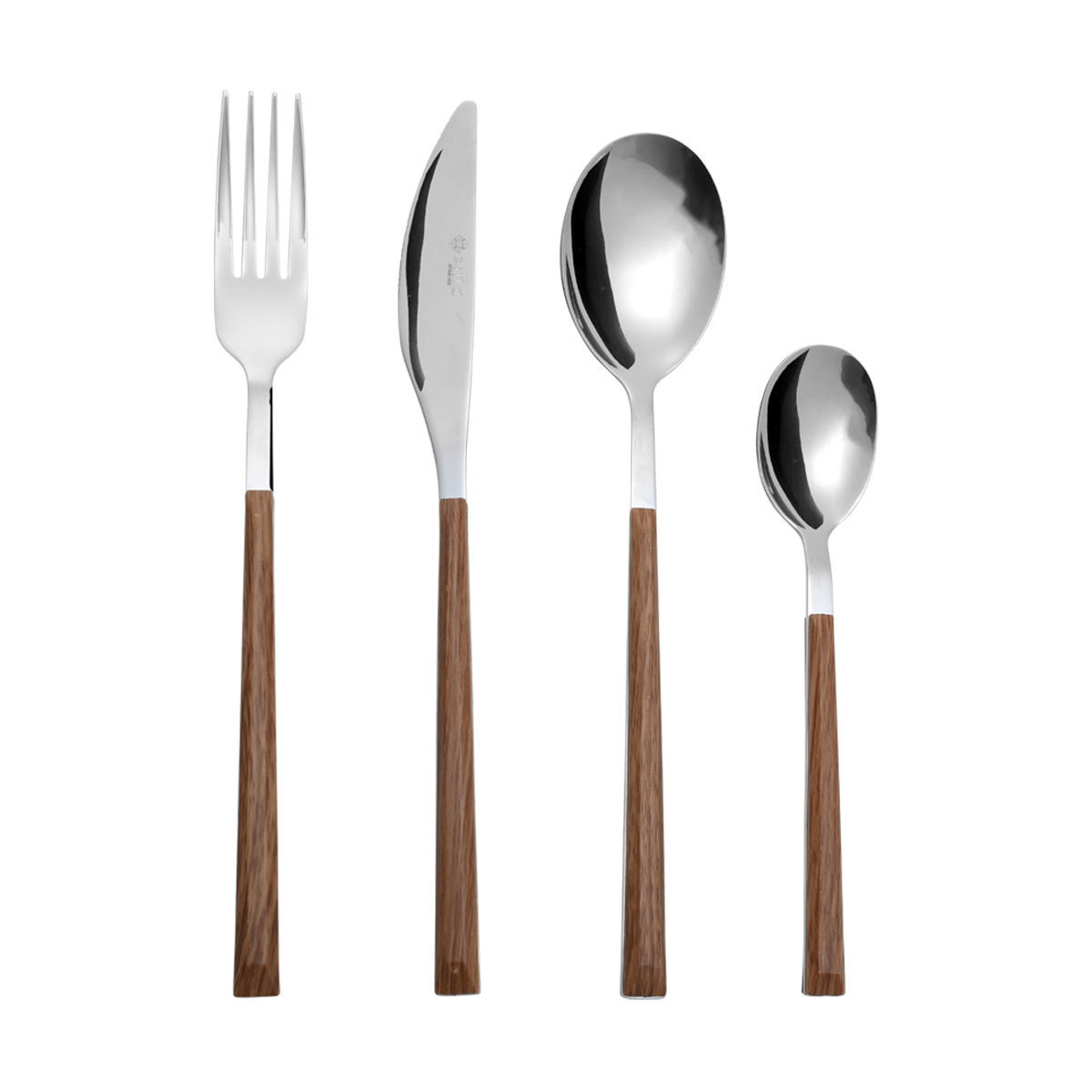 Μαχαιροπήρουνα 24home  - ΣΗΜΑΝΤΙΚΟ: Σε περίπτωση διαφοράς τιμής από το κατάστημα ισχύει παντα και μόνο η τιμή του καταστήματος Σετ Μαχαιροπήρουνα 24τμχ Ανοξείδωτα 18/0 Με Ξύλινη Λαβή