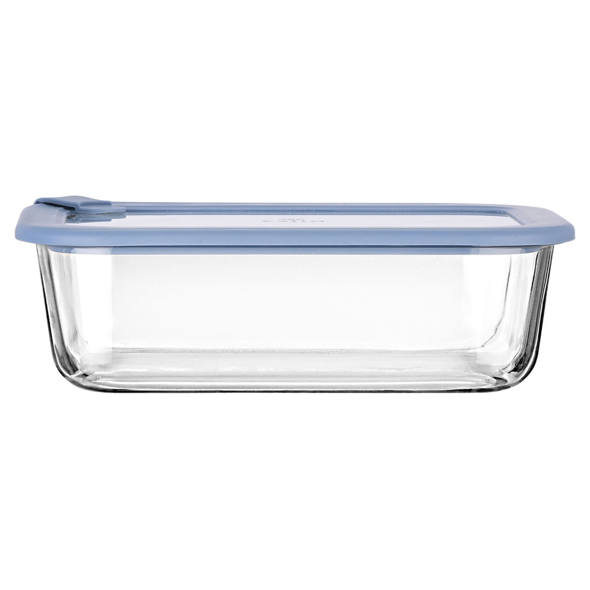 Φαγητοδοχείο Γυάλινο Με Καπάκι Σιλικόνης 1520ml/23,5x17,8x7,6εκ. ColorSeal Μπλε Estia 01-26547...