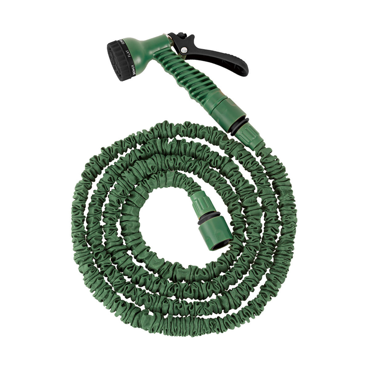 Σετ Λάστιχο Ποτίσματος Επεκτεινόμενο 5-15m Με 7 Λειτουργίες Πράσινο Terra Estia 00-31176 (Χρώμα: Πράσινο ) - estia - 00-31176