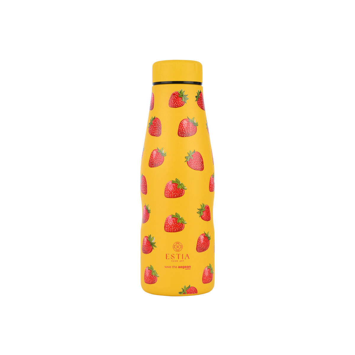 Θερμός-Μπουκάλι Ανοξείδωτο Flask Berry Bright Save The Aegean Estia 500ml-7x7x22,3εκ....
