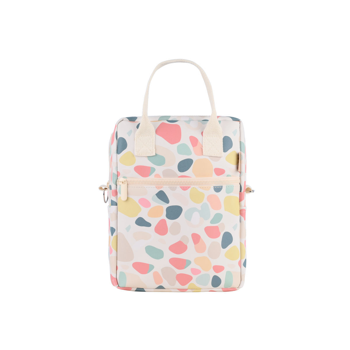 Τσάντα Φαγητού Ισοθερμική PVC Leather Hue Pebbles 7lt-20x14x27εκ. Save The Aegean Estia 01-32944 - estia - 01-32944