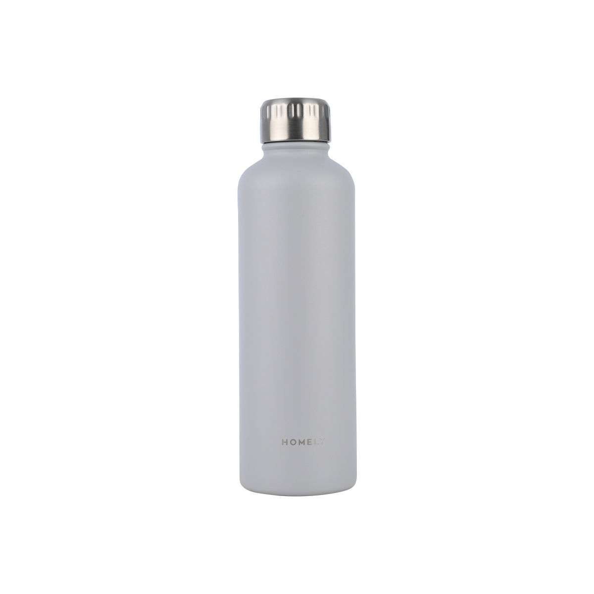 Θερμός-Μπουκάλι Ανοξείδωτο Flask Homely Pebble Gray 500ml-7x7x23εκ. Estia 01-32562 (Υλικό: Ανοξείδωτο, Χρώμα: Γκρι) - estia - 01-32562