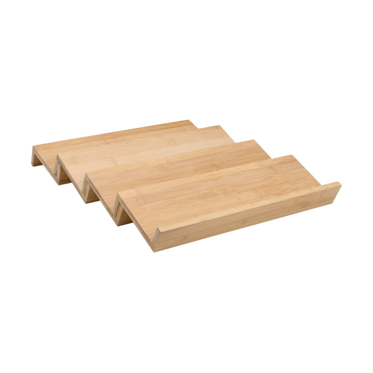 Βάση Οργάνωσης Μπαχαρικών Σετ 4τμχ Bamboo Essentials 31x45,5x6εκ. Estia 02-31459 (Υλικό: Bamboo) - estia - 02-31459