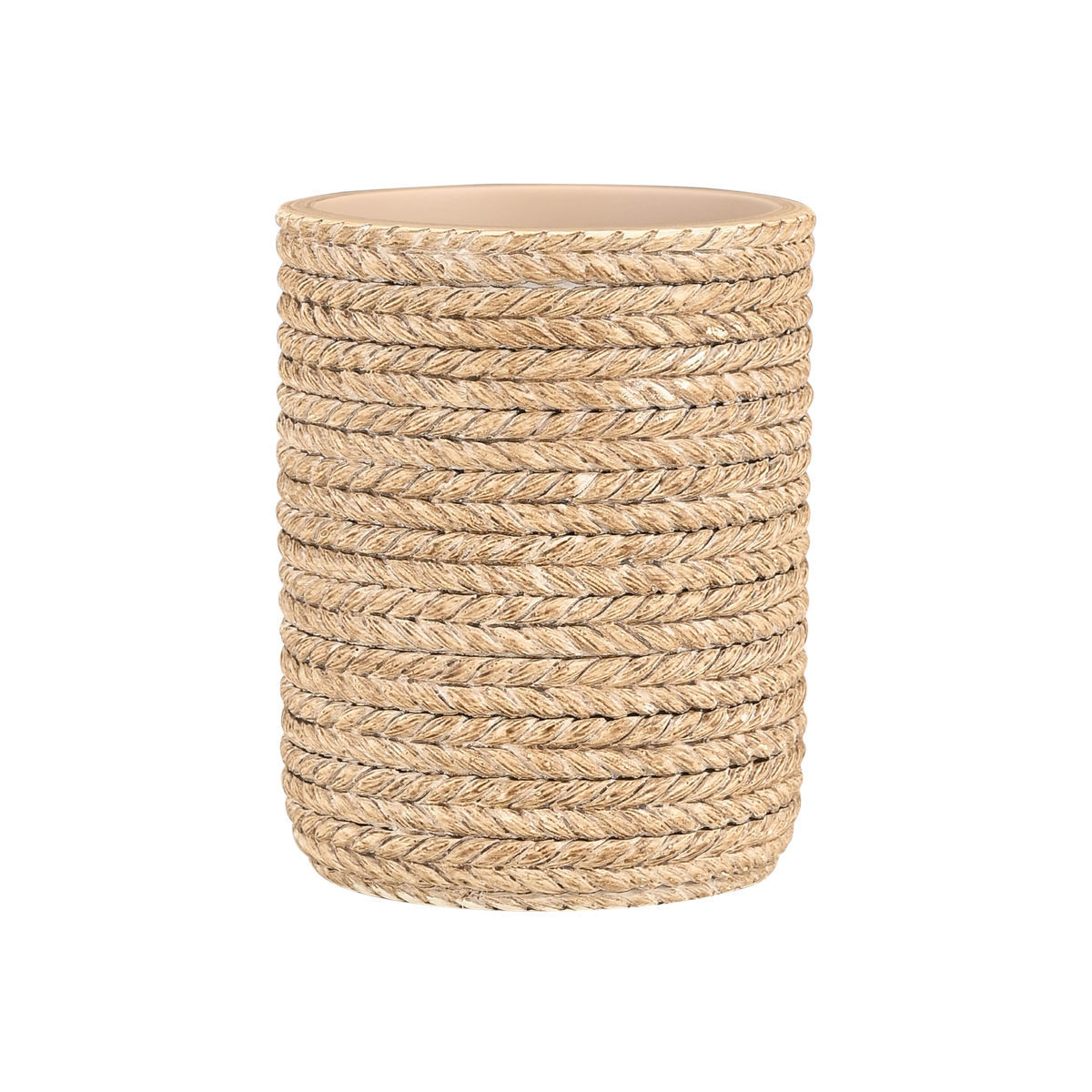 Ποτηροθήκη Ρητίνης Μπεζ Nautica 7,5x9,2εκ. Estia 02-346