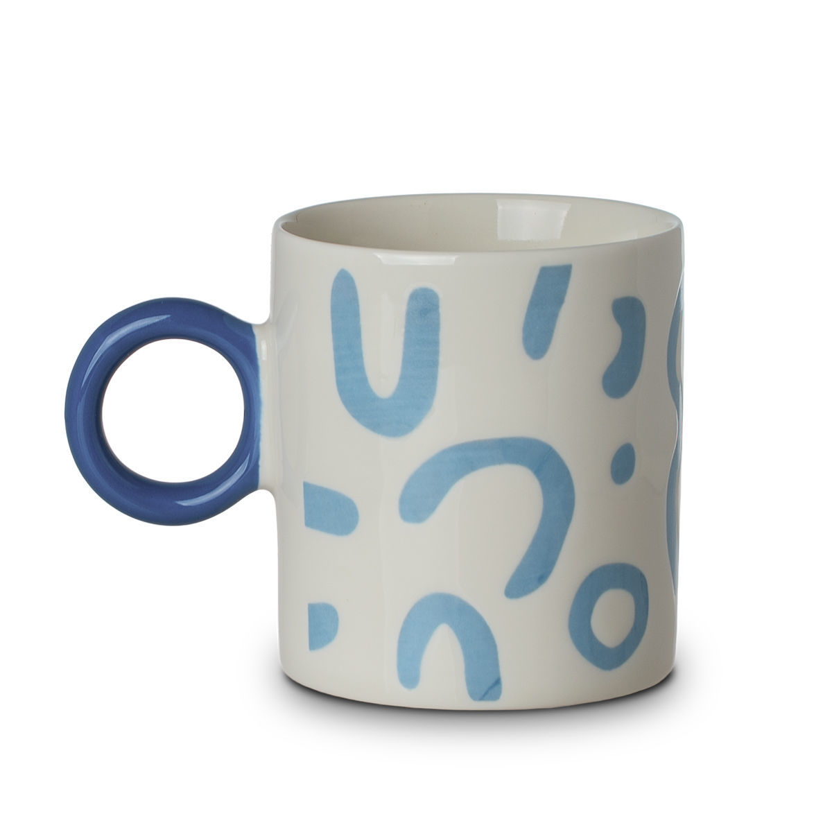 Κούπα New Bone 450ml-8,9x10εκ. Μπλε Mood Flow Estia 07-