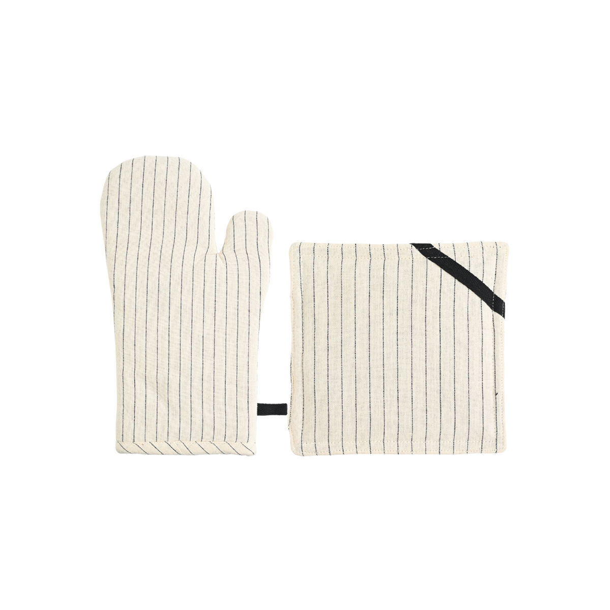 Σετ Γάντι & Πιάστρα Κουζίνας Yarn Εκρού Estia 01-36188 (Χρώμα: Εκρού ) - estia - 01-36188