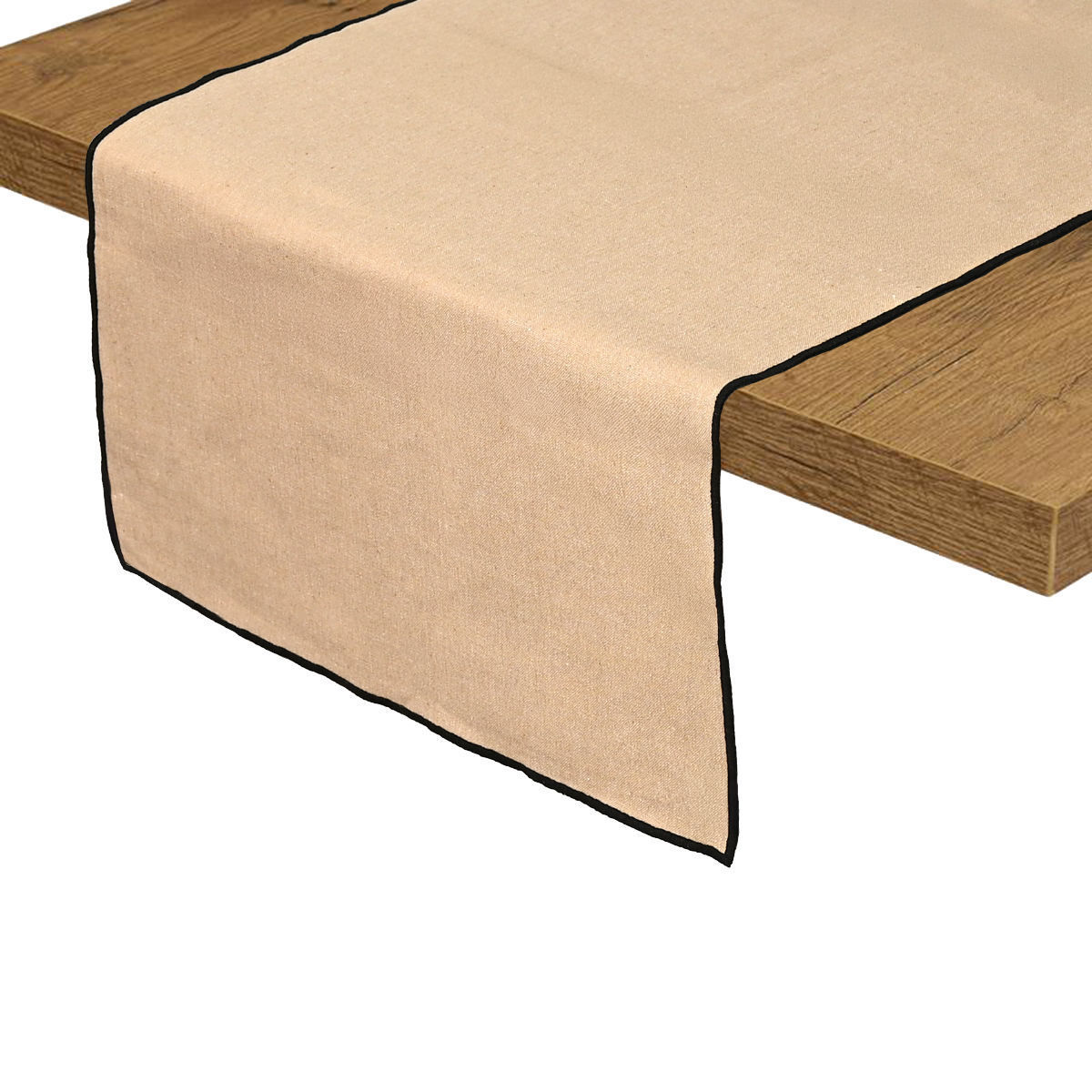 Runner Βαμβακερό Μπεζ 45x150εκ. Frame Estia 07-36164 (Ύφασμα: Βαμβάκι 100%, Χρώμα: Μπεζ) - estia - 07-36164