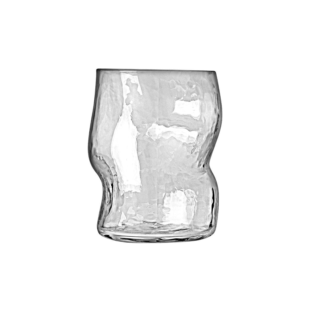 Ποτήρι Νερού Γυάλινο Διάφανο Distorted 250ml-7x7x9,3εκ. Estia 07-36805 (Σετ 6 Τεμάχια) (Υλικό: Γυαλί, Χρώμα: Διάφανο , Μέγεθος: Σωλήνας) - estia - 07-36805