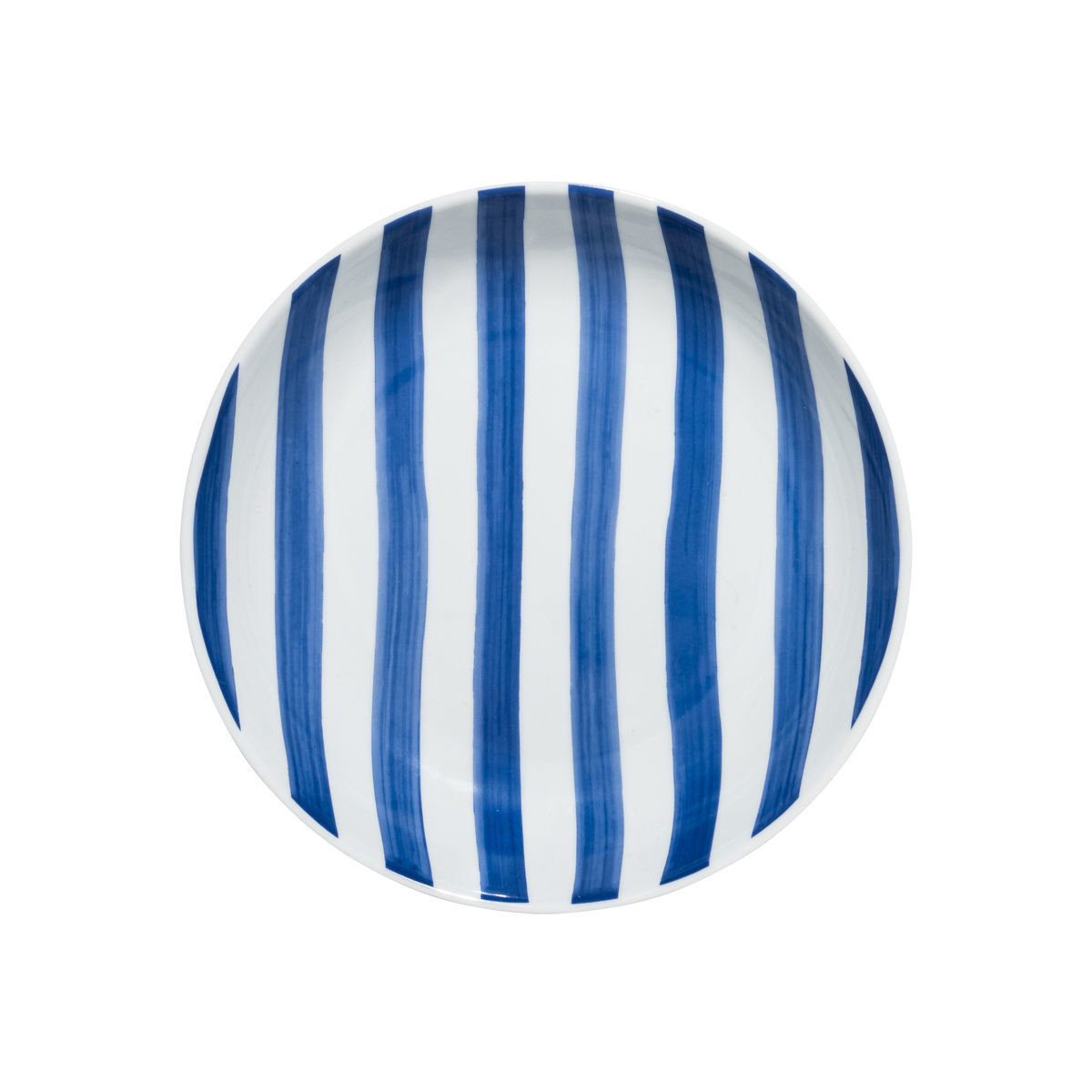 Πιάτο Βαθύ Φαγητού Πορσελάνης 20x4εκ. Ligne Blue Estia 07-38892 (Σετ 6 Τεμάχια) (Υλικό: Πορσελάνη, Χρώμα: Μπλε, Μέγεθος: Μεμονωμένο) - estia - 07-38892