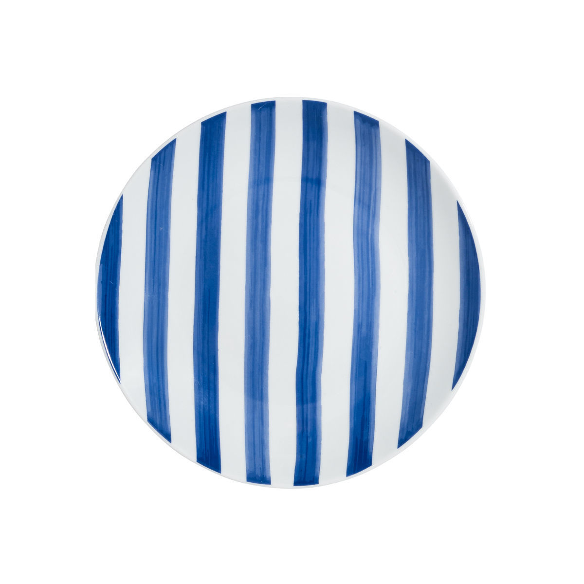 Πιάτο Φρούτου Πορσελάνης 20x3εκ. Ligne Blue Estia 07-38908 (Σετ 6 Τεμάχια) (Υλικό: Πορσελάνη, Χρώμα: Μπλε, Μέγεθος: Μεμονωμένο) - estia - 07-38908