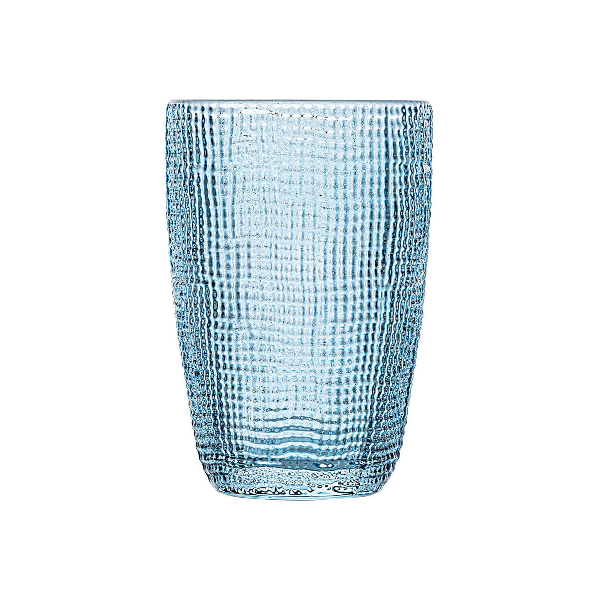 Ποτήρι Γυάλινο Νερού Μπλε 415ml Roche Estia 07-39448 (Σετ 6 Τεμάχια) (Υλικό: Γυαλί, Χρώμα: Μπλε, Μέγεθος: Σωλήνας) - estia - 07-39448