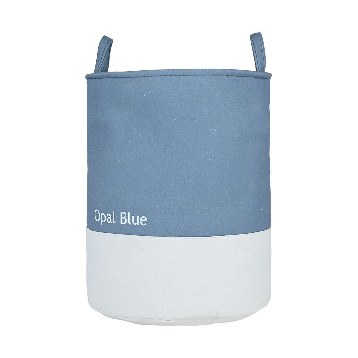Καλάθι Απλύτων Υφασμάτινο 35x35x50εκ. Opal Blue Estia Tone Lab 02-41236 (Χρώμα: Opal Blue) - estia - 02-41236