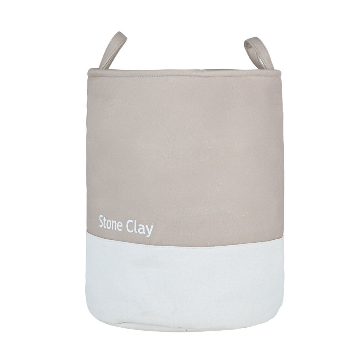 Καλάθι Απλύτων Υφασμάτινο 35x35x50εκ. Stone Clay Estia 