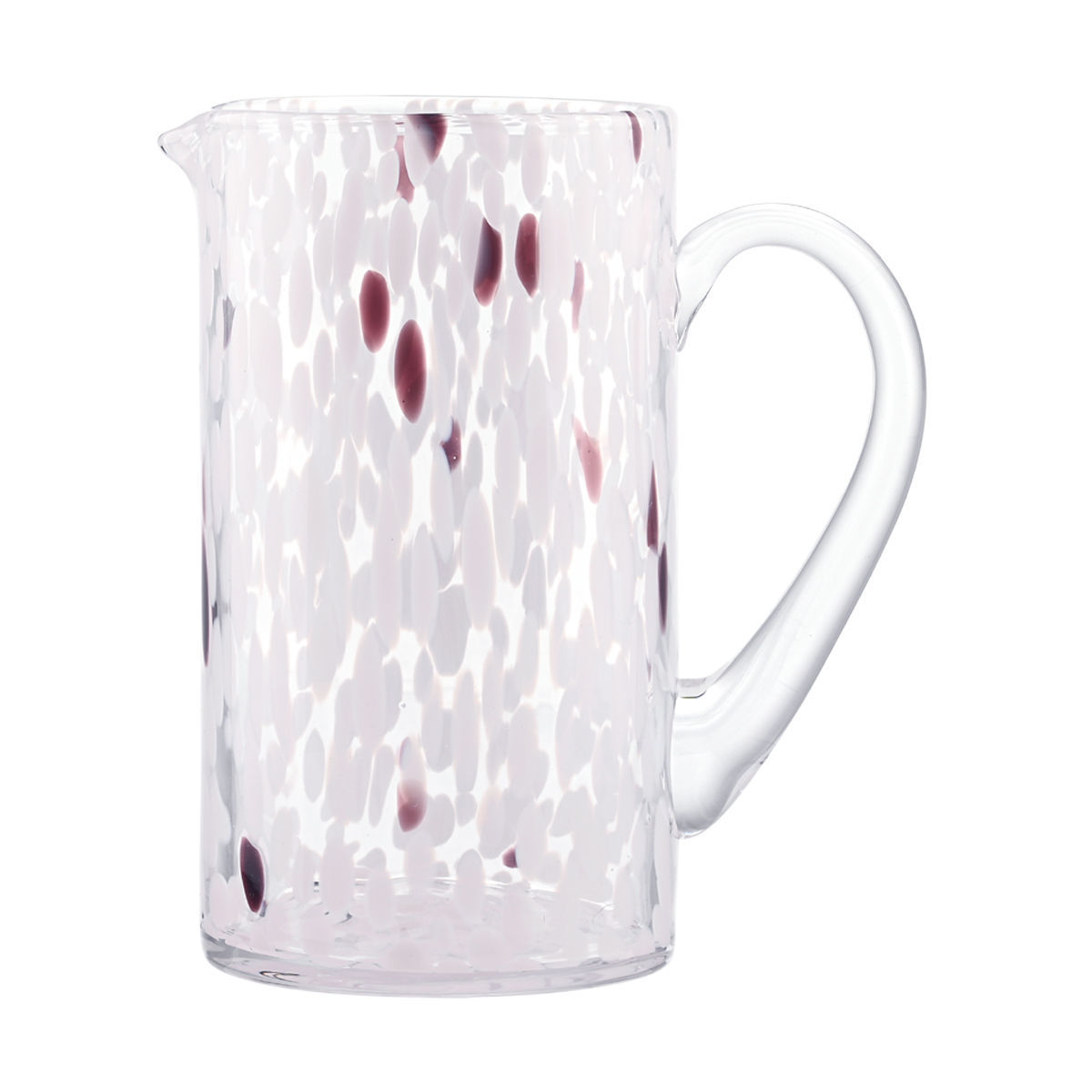 Κανάτα Γυάλινη 1400ml Ροζ-Μωβ Colorburst Estia 01-40857