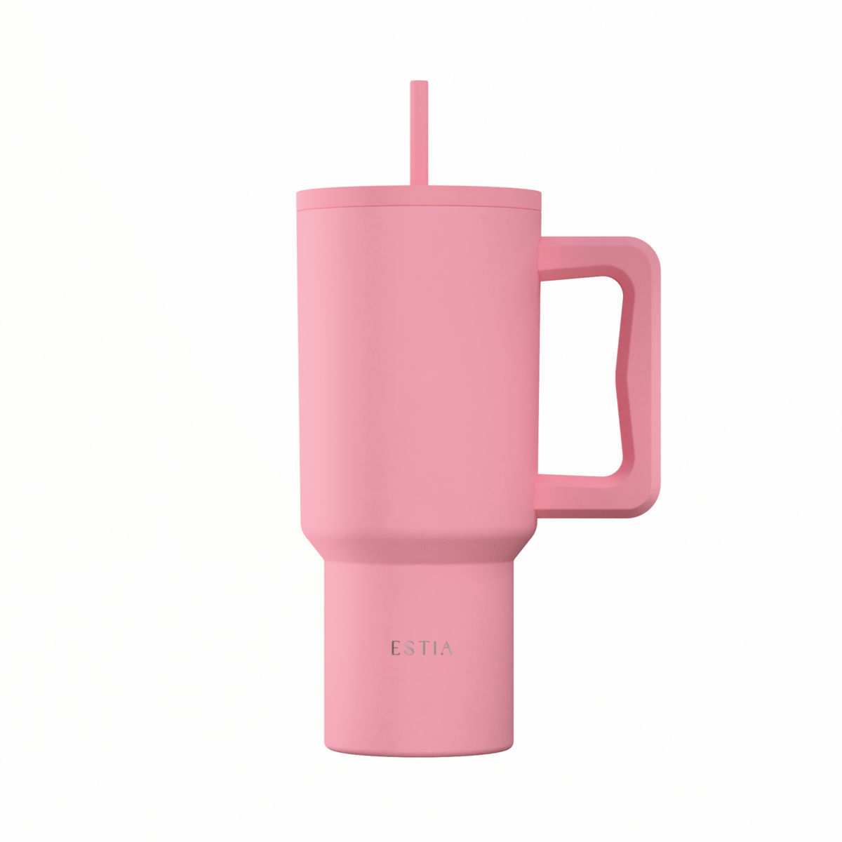 Θερμός Ανοξείδωτος Straw Tumbler XL 14,5x10x22,8εκ.-900ml Rose Save The Aegean Estia 01-41526 (Υλικό: Ανοξείδωτο) - estia - 01-41526