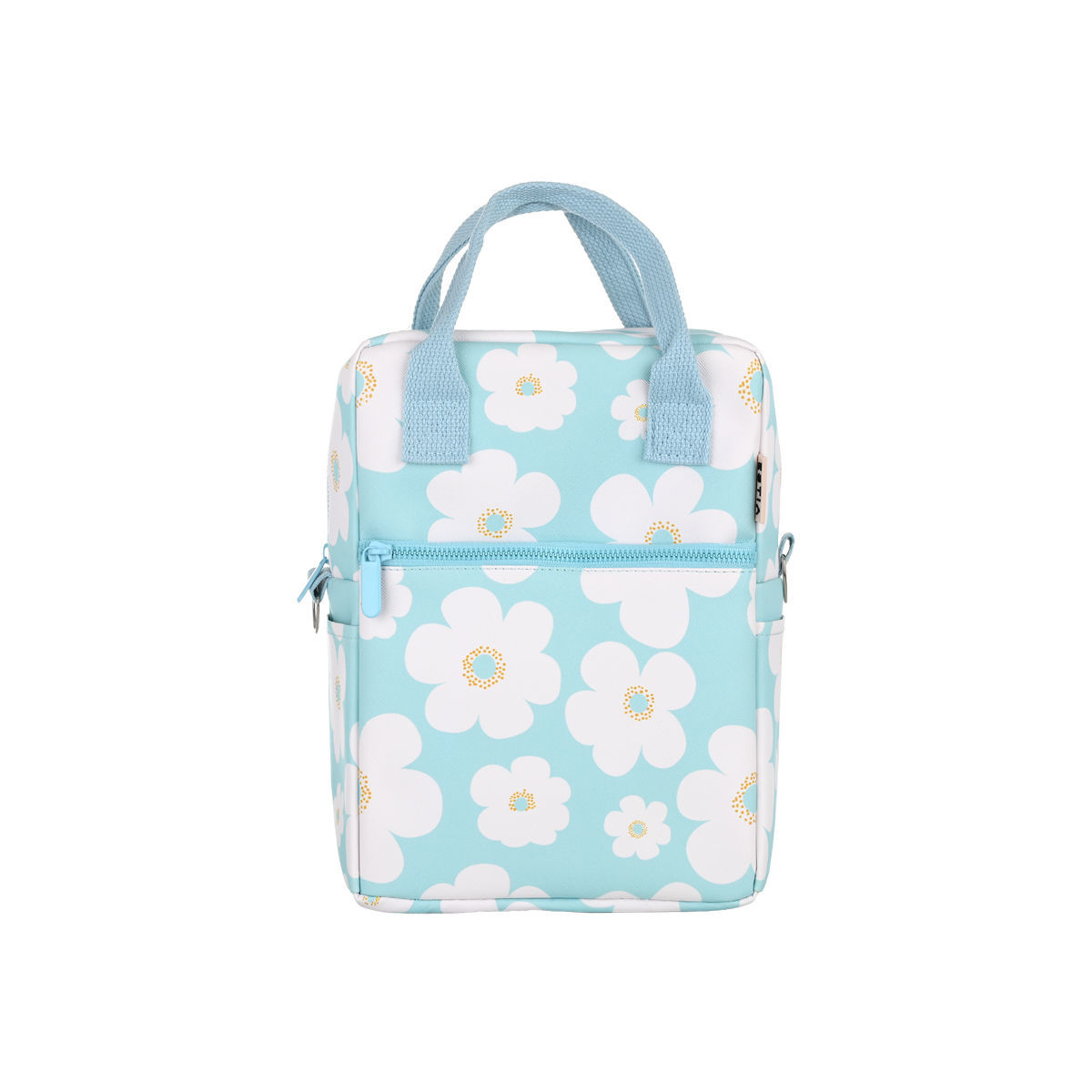 Τσάντα Φαγητού Ισοθερμική PVC Leather Blue Daisy 7lt-20x14x27εκ. Save The Aegean Estia 01-41878 - estia - 01-41878