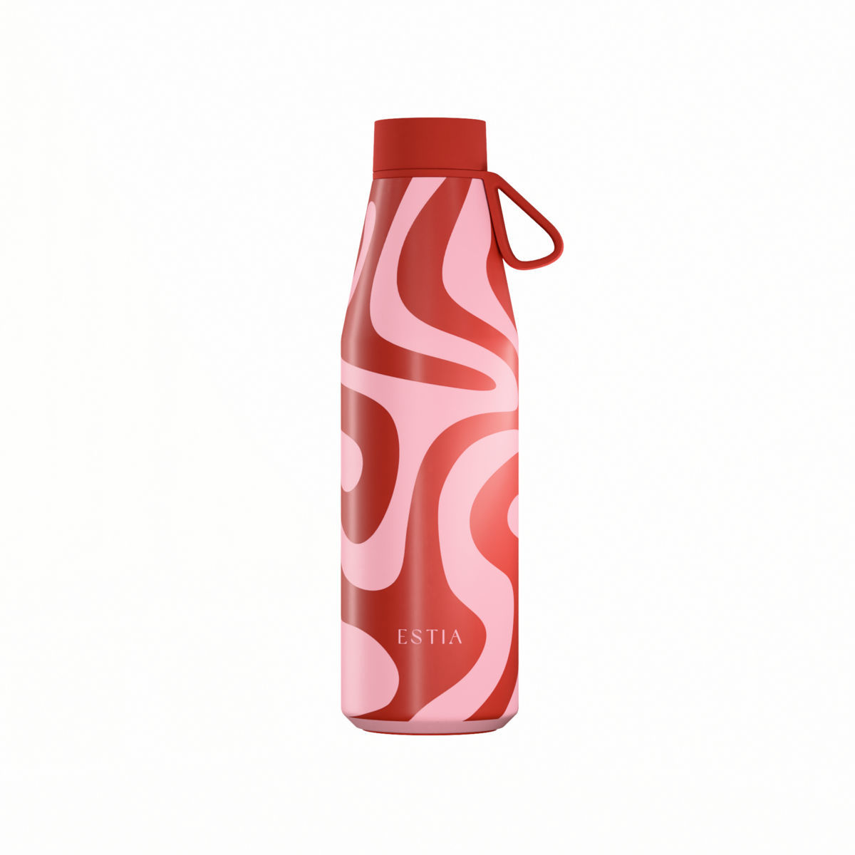 Θερμός-Μπουκάλι Ανοξείδωτο Coral Waves Flow Save The Aegean Estia 500ml 01-42158 (Υλικό: Ανοξείδωτο) - estia - 01-42158