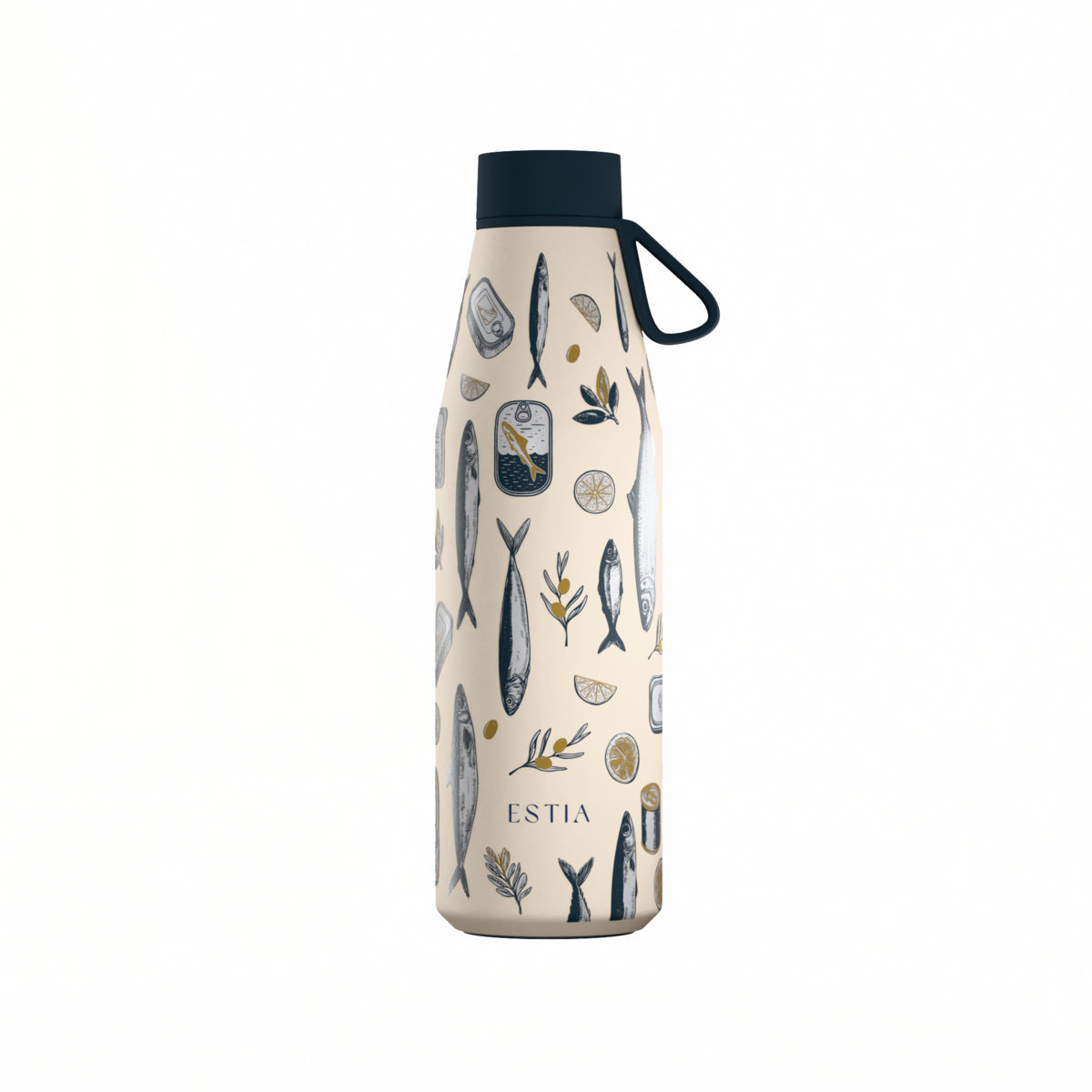 Θερμός-Μπουκάλι Ανοξείδωτο Salt Life Flow Save The Aegean Estia 500ml 01-42127 (Υλικό: Ανοξείδωτο) - estia - 01-42127