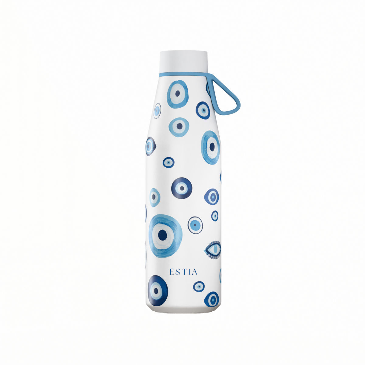 Θερμός-Μπουκάλι Ανοξείδωτο Spirit of Luck Flow Save The Aegean Estia 500ml 01-42073 (Υλικό: Ανοξείδωτο) - estia - 01-42073