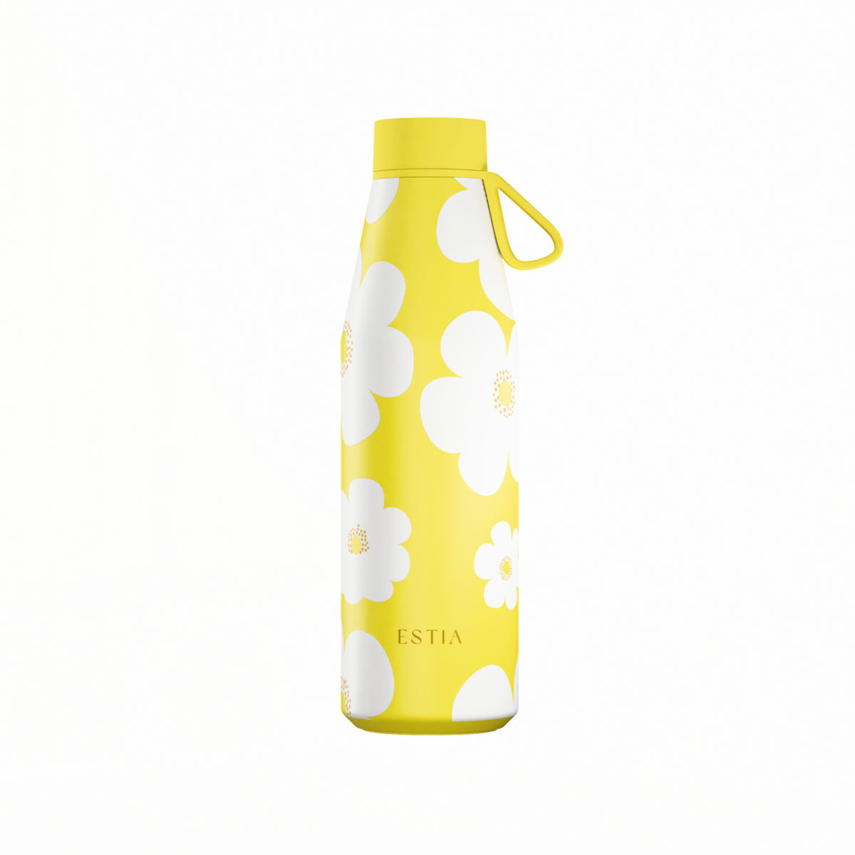 Θερμός-Μπουκάλι Ανοξείδωτο Yellow Daisy Flow Save The Aegean Estia 500ml 01-42196 (Υλικό: Ανοξείδωτο) - estia - 01-42196