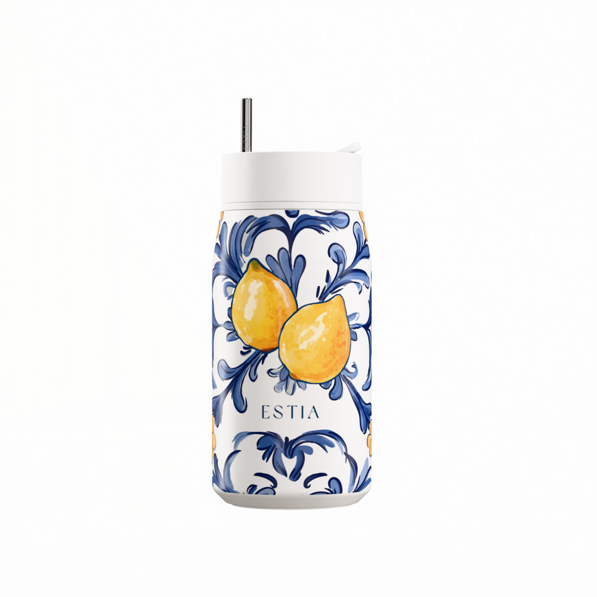 Θερμός-Ποτήρι Ανοξείδωτο Amalfi Coast Lens Save The Aegean Estia 360ml 01-42899 (Υλικό: Ανοξείδωτο) - estia - 01-42899
