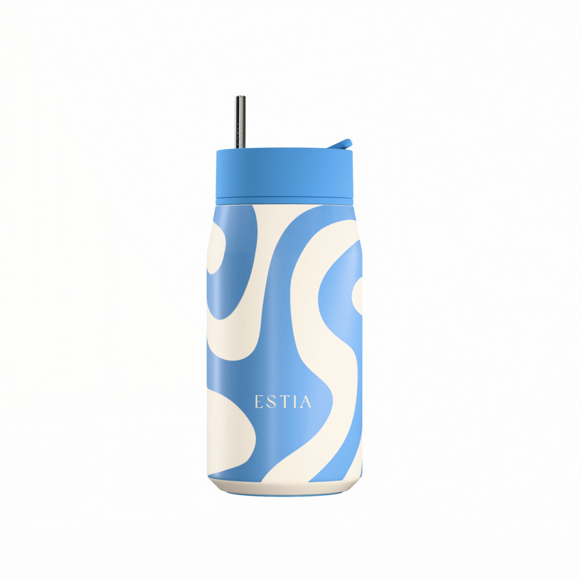 Θερμός-Ποτήρι Ανοξείδωτο Ocean Waves Lens Save The Aegean Estia 360ml 01-43032 (Υλικό: Ανοξείδωτο) - estia - 01-43032