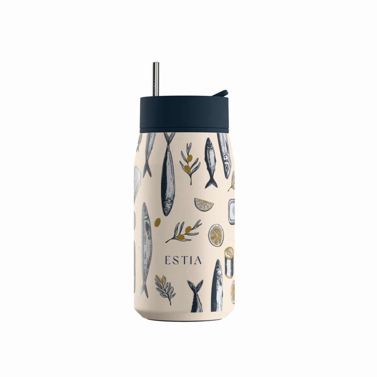 Θερμός-Ποτήρι Ανοξείδωτο Salt Life Lens Save The Aegean Estia 360ml 01-43018 (Υλικό: Ανοξείδωτο) - estia - 01-43018