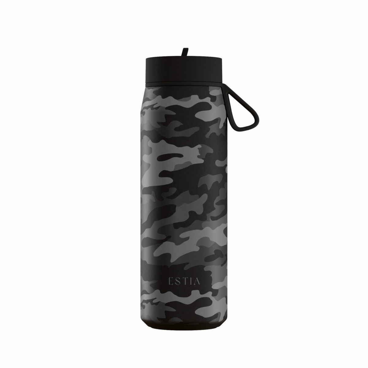 Θερμός Με Καλαμάκι Ανοξείδωτος Dark Camo Save The Aegean Estia 500ml 01-47863 (Υλικό: Ανοξείδωτο) - estia - 01-47863