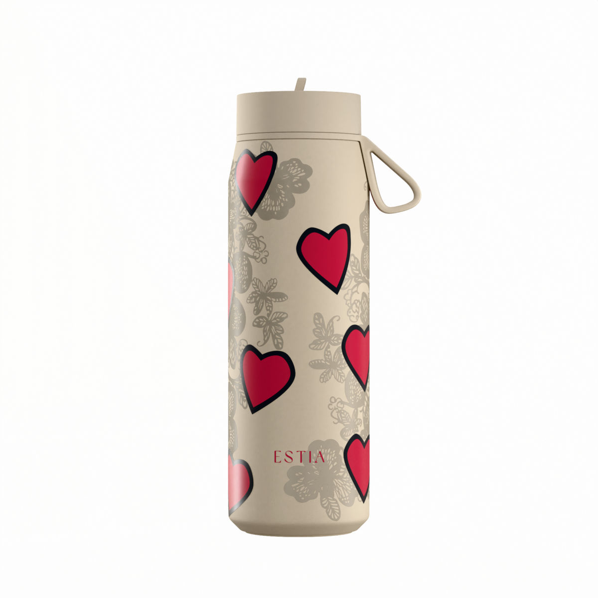 Θερμός Με Καλαμάκι Ανοξείδωτος Sunbeam Pulse Save The Aegean Estia 500ml 01-42479 (Υλικό: Ανοξείδωτο) - estia - 01-42479
