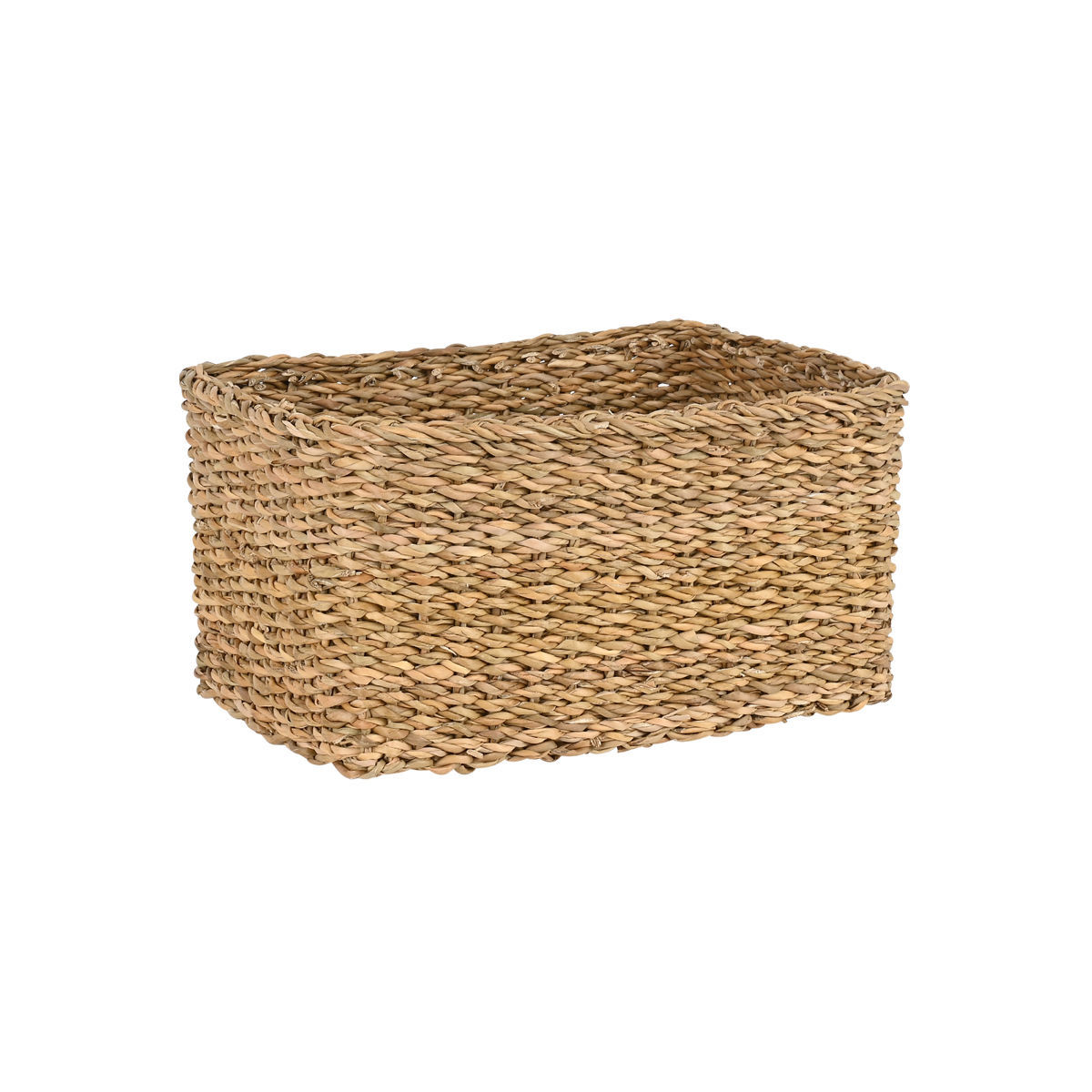 Καλάθι Οργάνωσης Ψάθινο Nerina Natural Estia 30x20x16εκ. 02-41762 (Υλικό: Ψάθινο, Χρώμα: Natural) - estia - 02-41762