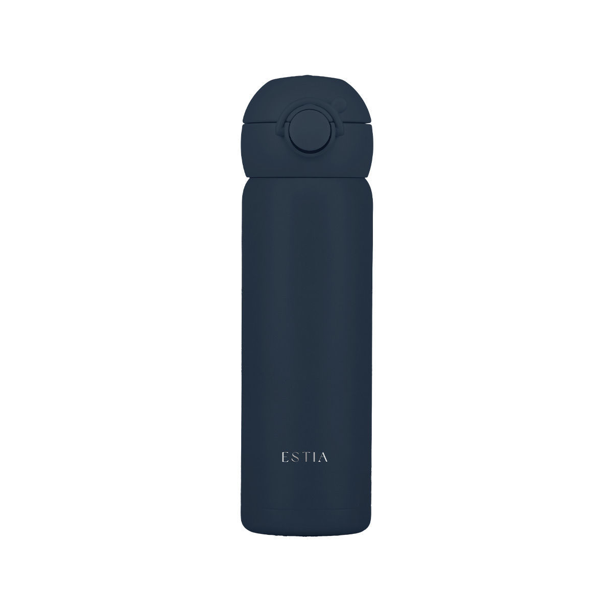 Θερμός Παιδικός Ανοξείδωτος Με Στόμιο Indigo 470ml-7x7x22εκ. Save The Aegean Estia 01-55363 (Υλικό: Ανοξείδωτο) - estia - 01-55363