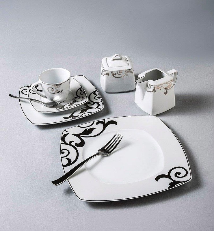 Σετ Φλυτζάνια Καφέ 6τμχ Πορσελάνης 100ml Garbo CRYSPO T