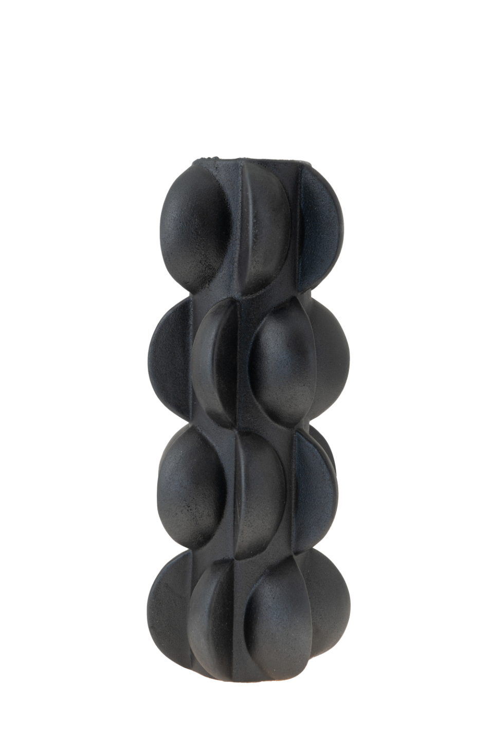 ZEN COLLECTION Βάζο Διακοσμητικό Κεραμικό Μαύρο Ματ 15,5x15,5x38,5εκ. Zen Collection 24.25.50191 (Υλικό: Κεραμικό, Χρώμα: Μαύρο) - ZEN COLLECTION - 24.25.50191