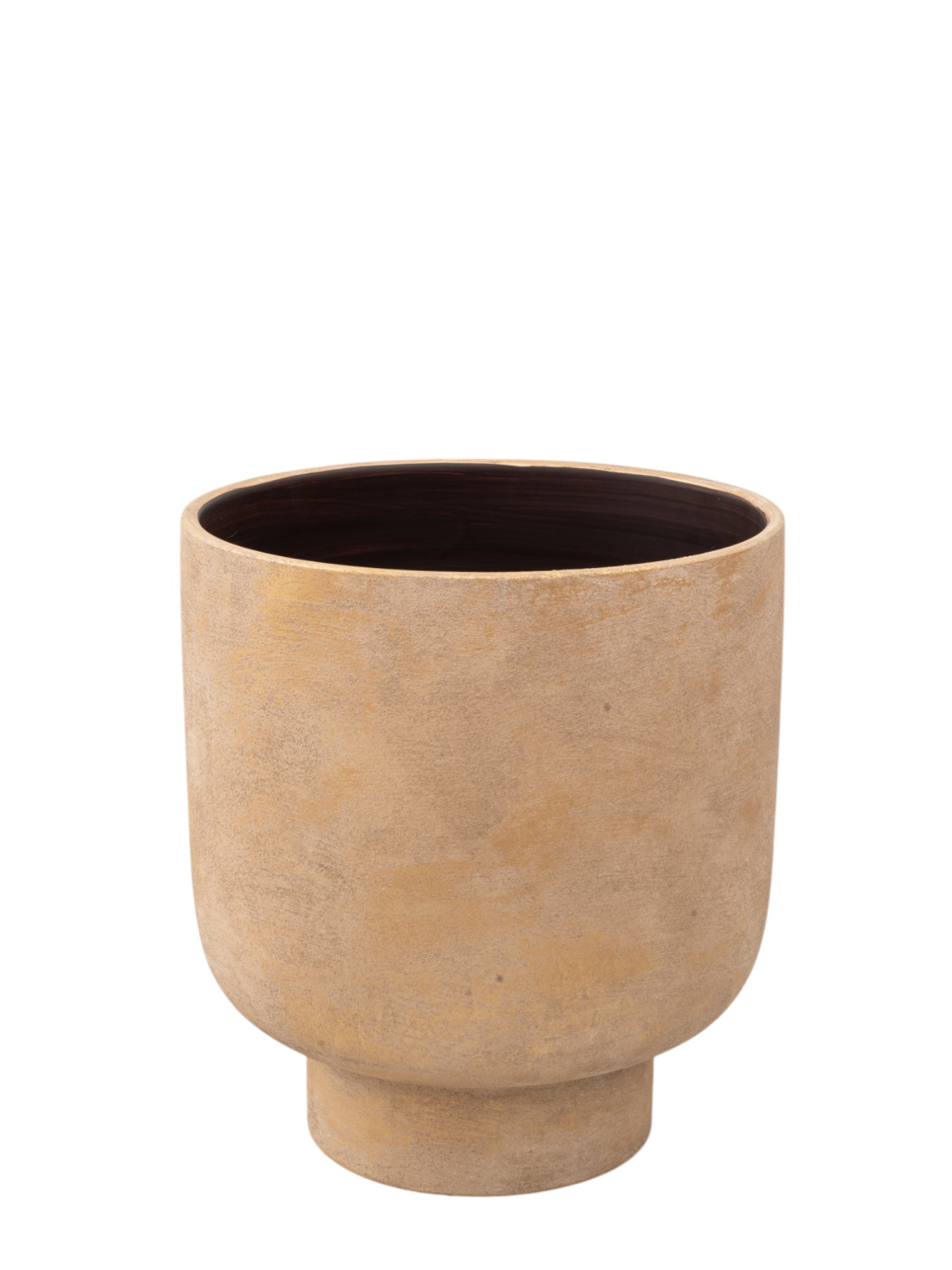 Κασπώ Κεραμικό Μπεζ-Χρυσό 33,5x37,5εκ. Zen Collection 2