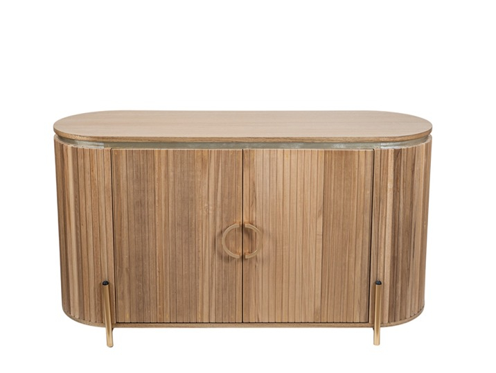 ZEN COLLECTION - ΣΗΜΑΝΤΙΚΟ: Σε περίπτωση διαφοράς τιμής από το κατάστημα ισχύει παντα και μόνο η τιμή του καταστήματος Μπουφές Ξύλινος-Μεταλλικός Natural-Χρυσός 120x40x75εκ.