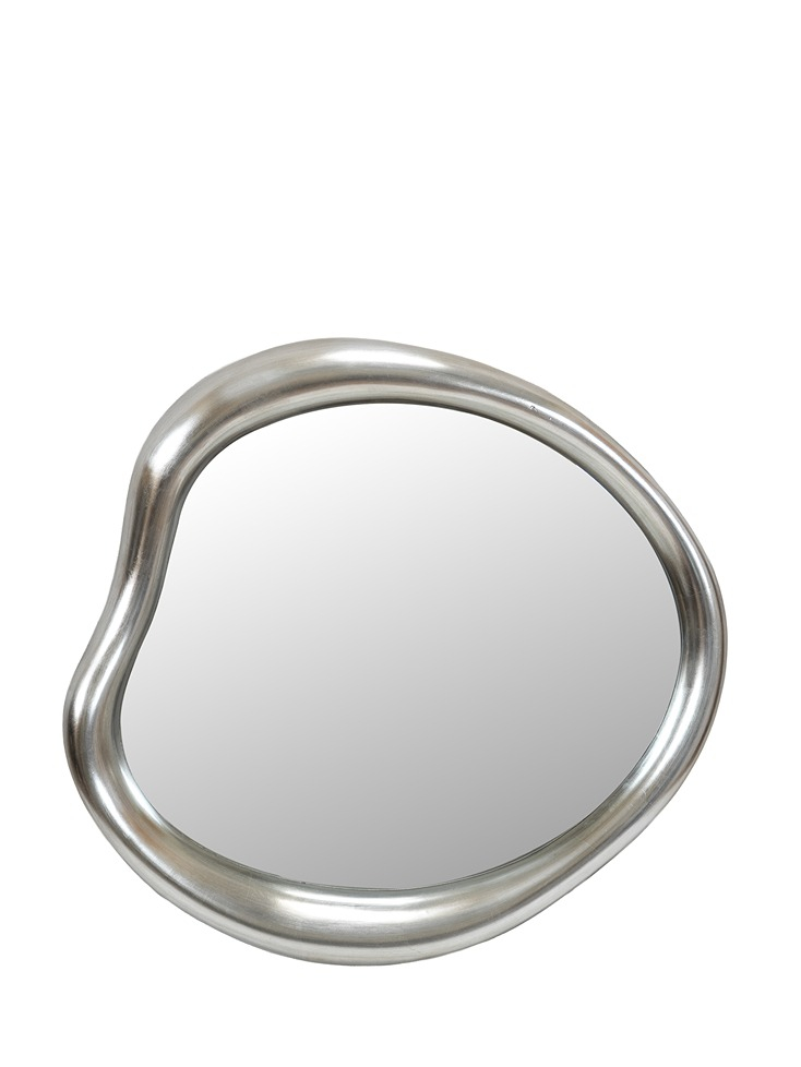 ZEN COLLECTION Καθρέπτης Polyester Ασημί 76x9x83εκ. Zen Collection 25.49.52315 (Υλικό: Polyester, Χρώμα: Ασημί ) - ZEN COLLECTION - 25.49.52315