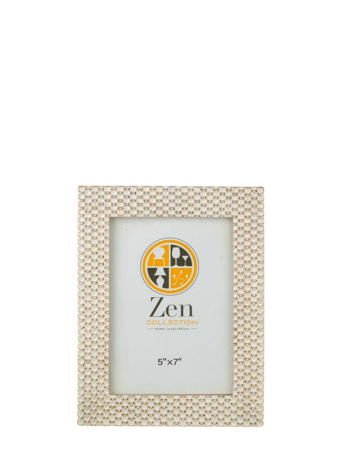 Κορνίζες 24home - ΣΗΜΑΝΤΙΚΟ: Σε περίπτωση διαφοράς τιμής από το κατάστημα ισχύει παντα και μόνο η τιμή του καταστήματος Κορνίζα Polyester Λευκή-Χρυσή 13x18εκ. Zen Collection 2