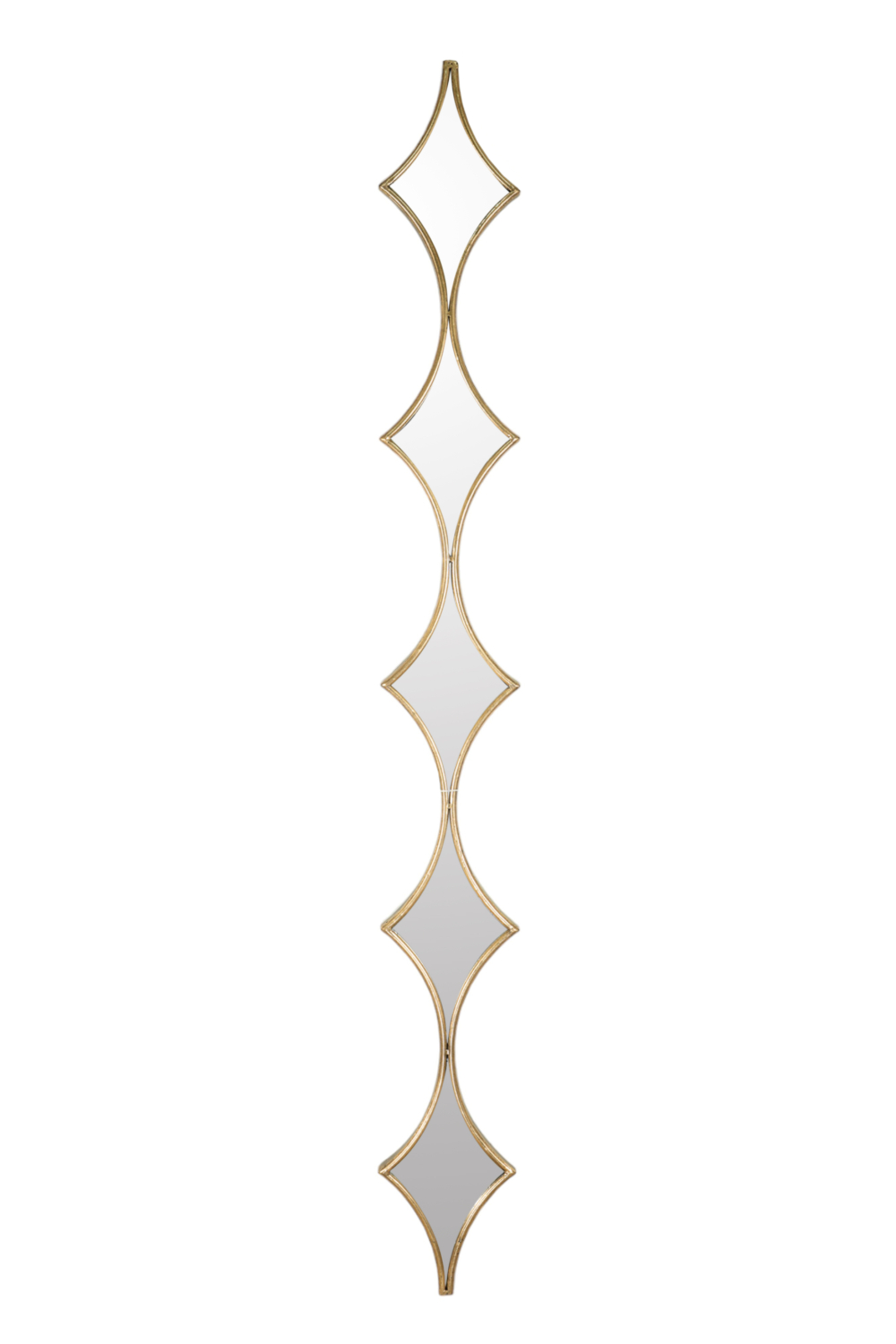 ZEN COLLECTION Καθρέπτης Τοίχου Μεταλλικός Χρυσός 20x2x176εκ. Zen Collection 24.3.49564 (Υλικό: Μεταλλικό, Χρώμα: Χρυσό ) - ZEN COLLECTION - 24.3.49564