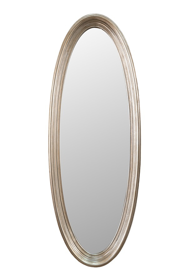 Καθρέπτης Polyester Οβάλ Ασημί 40x110εκ. Zen Collection 26.13.52898 (Υλικό: Polyester, Χρώμα: Ασημί ) - ZEN COLLECTION - 26.13.52898