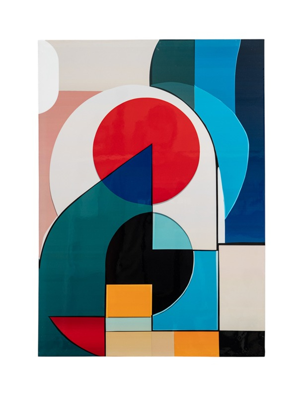 Πίνακας Με Σχήματα Multi 50x3x70εκ. Zen Collection 25.60.52251 - ZEN COLLECTION - 25.60.52251