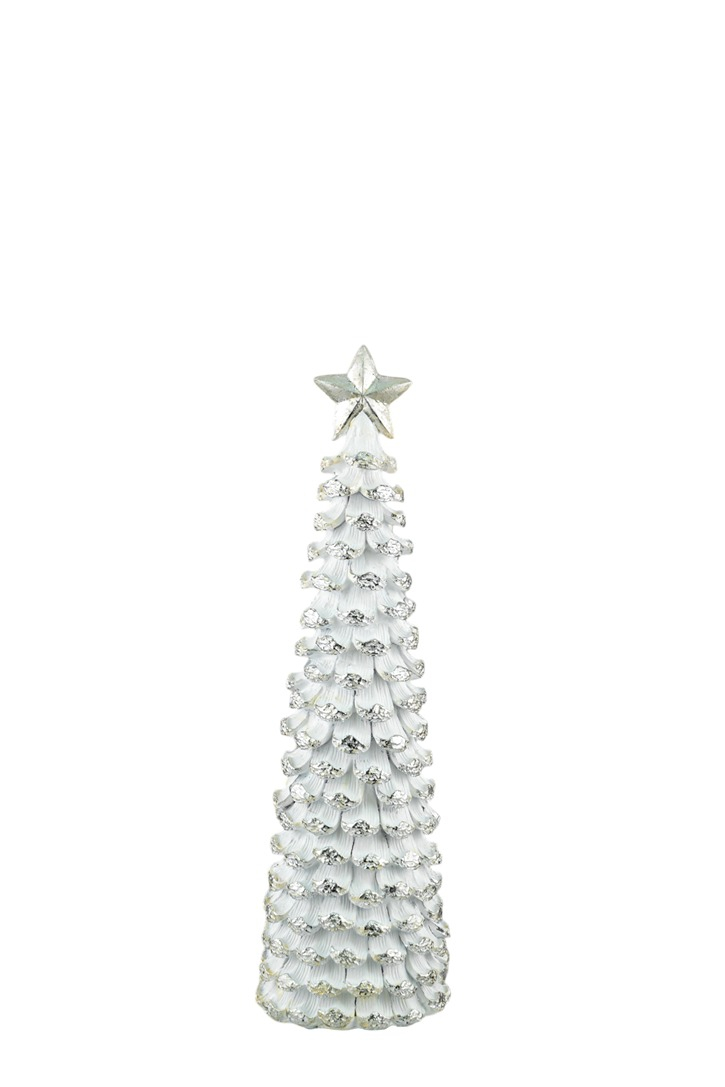 ZEN COLLECTION - ΣΗΜΑΝΤΙΚΟ: Σε περίπτωση διαφοράς τιμής από το κατάστημα ισχύει παντα και μόνο η τιμή του καταστήματος Χριστουγεννιάτικο Διακοσμητικό Δέντρο Polyester Λευκό-Α