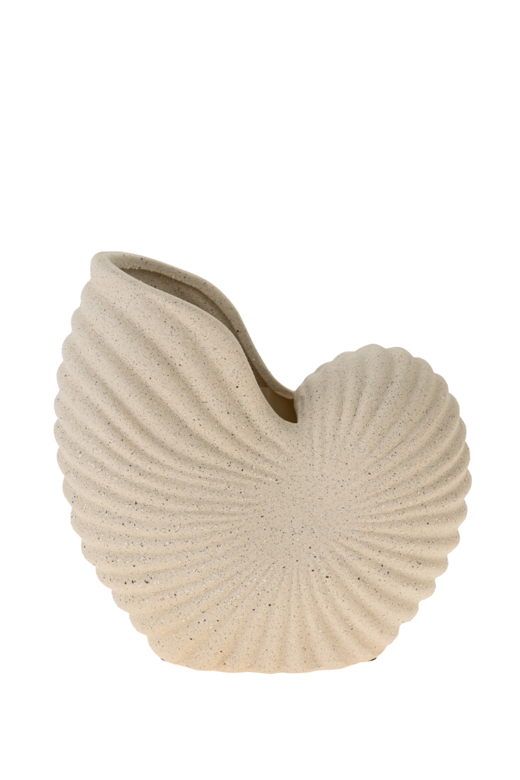 ZEN COLLECTION Βάζο Διακοσμητικό Κοχύλι Κεραμικό 20x9,5x20εκ. Zen Collection 24.21.50186 (Υλικό: Κεραμικό) - ZEN COLLECTION - 24.21.50186