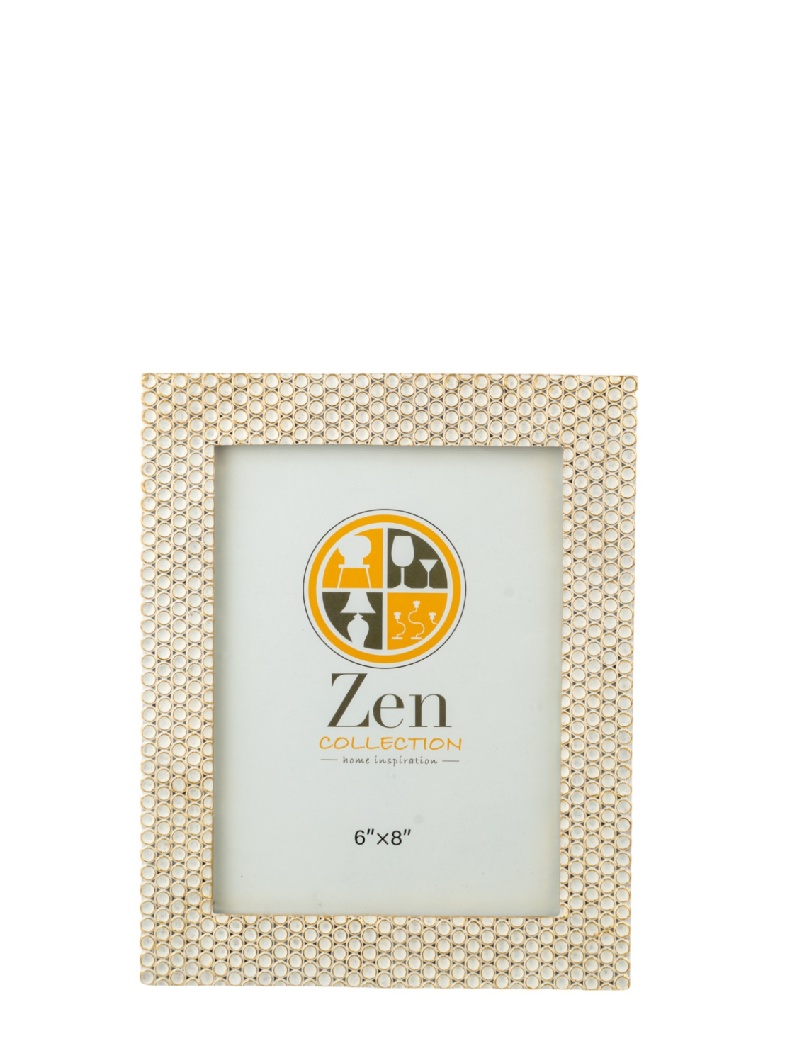 ZEN COLLECTION Κορνίζα Polyester Λευκή-Χρυσή 15x20εκ. Zen Collection 25.2.50682 (Υλικό: Polyester, Χρώμα: Λευκό) - ZEN COLLECTION - 25.2.50682
