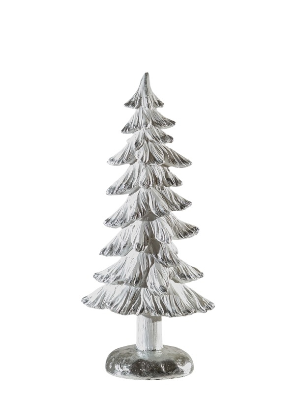 Χριστουγεννιάτικο Διακοσμητικό Δέντρο Polyester Λευκό-Α