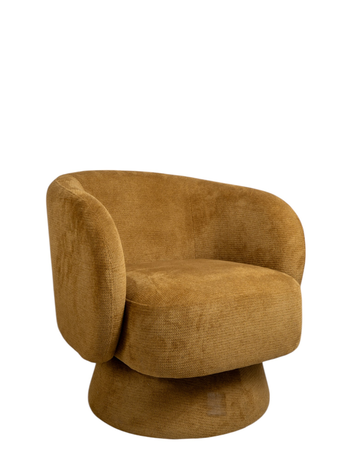 ZEN COLLECTION Πολυθρόνα Με Μηχανισμό Που Γυρίζει Μουσταρδί 78x79x77εκ. Zen Collection 25.34.51795 (Χρώμα: Μουσταρδί) - ZEN COLLECTION - 25.34.51795