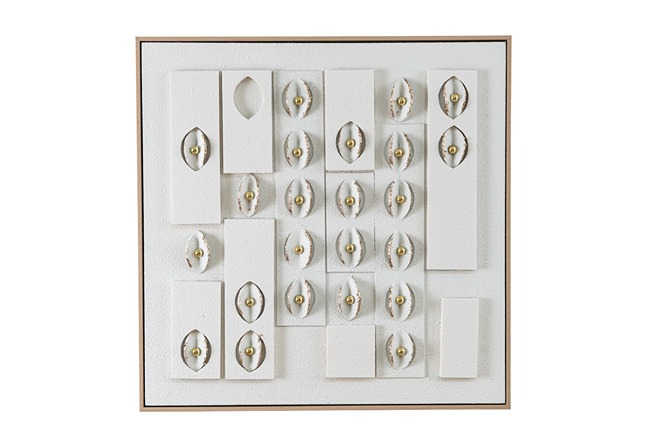 Πίνακας Καμβάς Με Κορνίζα Σχήματα 62x4,5x62εκ. Zen Collection 26.17.52914 (Ύφασμα: Καμβάς) - ZEN COLLECTION - 26.17.52914