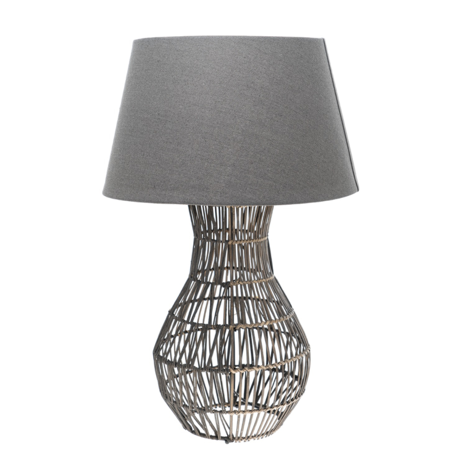 Φωτιστικό Επιτραπέζιο Καφέ-Γκρι 42x65εκ. Zen Collection