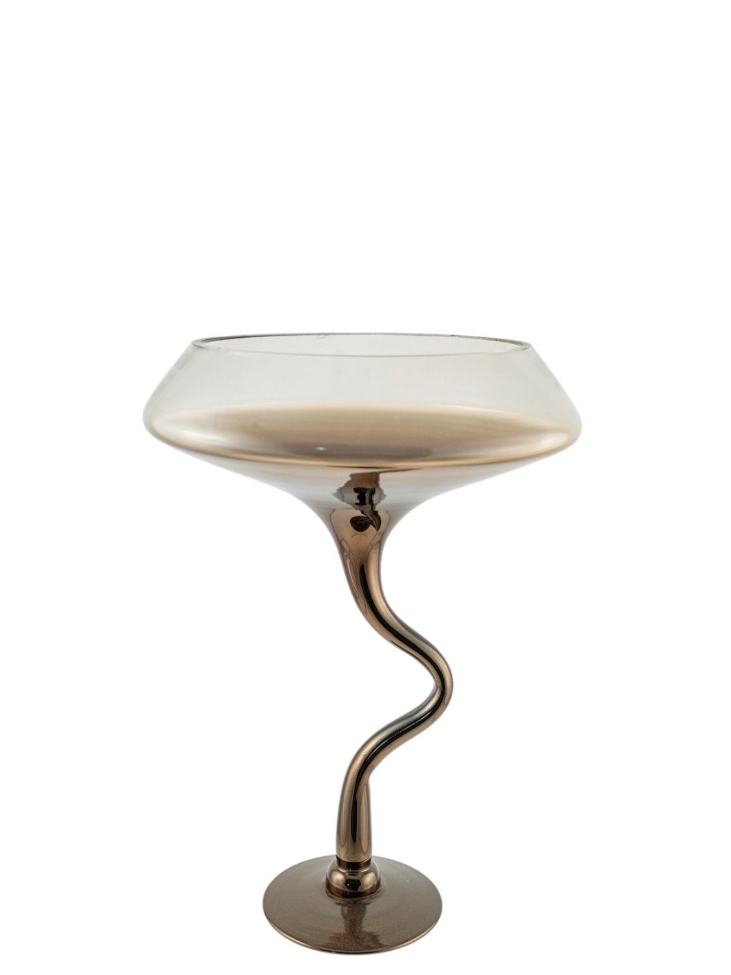 Κηροπήγιο Χειροποίητο Φυσητό Γυαλί 17x12,7x31εκ. Zen Co