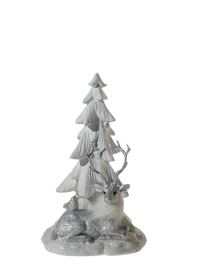 Χριστουγεννιάτικο Διακοσμητικό Δέντρο Με Τάρανδο Polyes